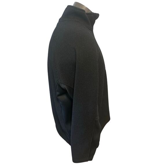 Spyder Core Black Half ZIP Mens Large Sweater - Picture 4 of 5